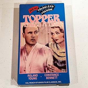 Topper takes a trip VHS movie tape VCR